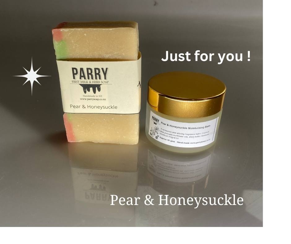 Pear & Honeysuckle Combo Soap & Balm