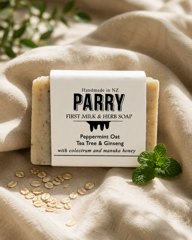 Peppermint Oat Soap              Handmade in New Zealand
