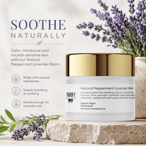 Natural Lavender, Peppermint & Tea Tree moisturising Balm