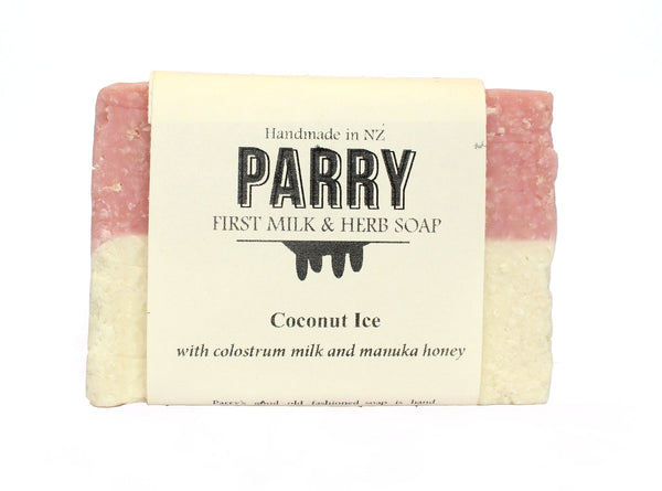 Coconut Ice - Sensitive skin friendly, Parry Soap, New Zealand