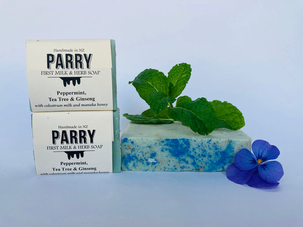 Peppermint, Tea tree and Ginseng Soap