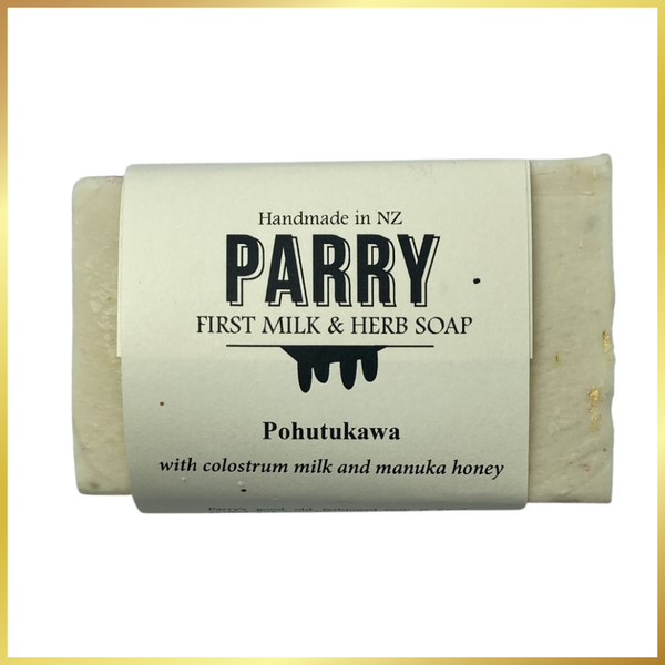 Pohutukawa Soap - Soft and smooth bar, gentle and non drying on the skin, it's good for my skin, no drying out and the scent is just right - By Parry Soap Company, New Zealand